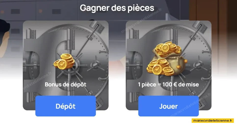 Boutique où les points accumulés se convertissent en récompenses sur Millionz